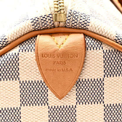 Louis Vuitton Damier Azur Speedy 30 6 of 12