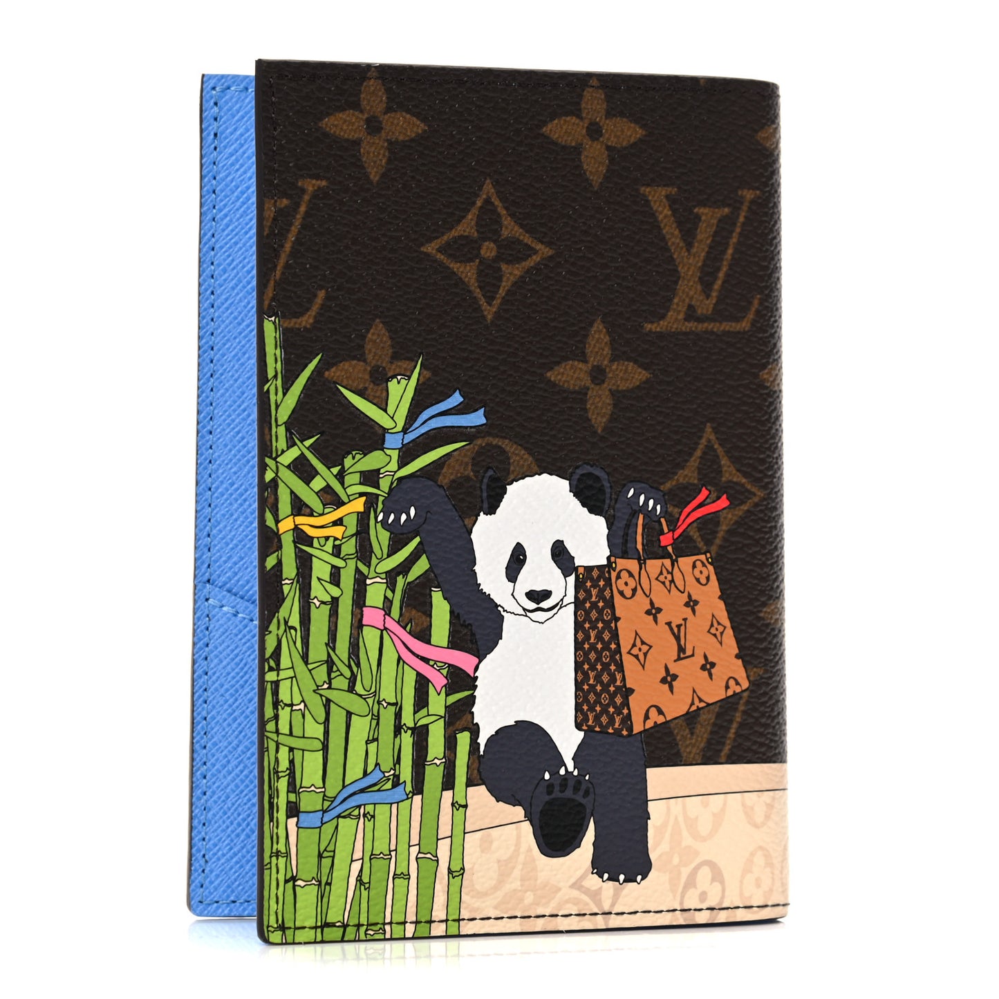 Monogram 2021 Christmas Animation China Passport Cover Myosotis Blue