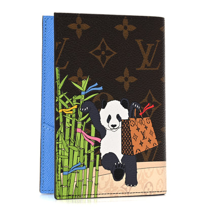 Louis Vuitton Monogram 2021 Christmas Animation China Passport Cover Myosotis Blue 3 of 9