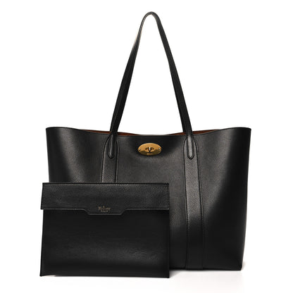 Mulberry Small Classic Grain Bayswater Tote Black 3 of 10