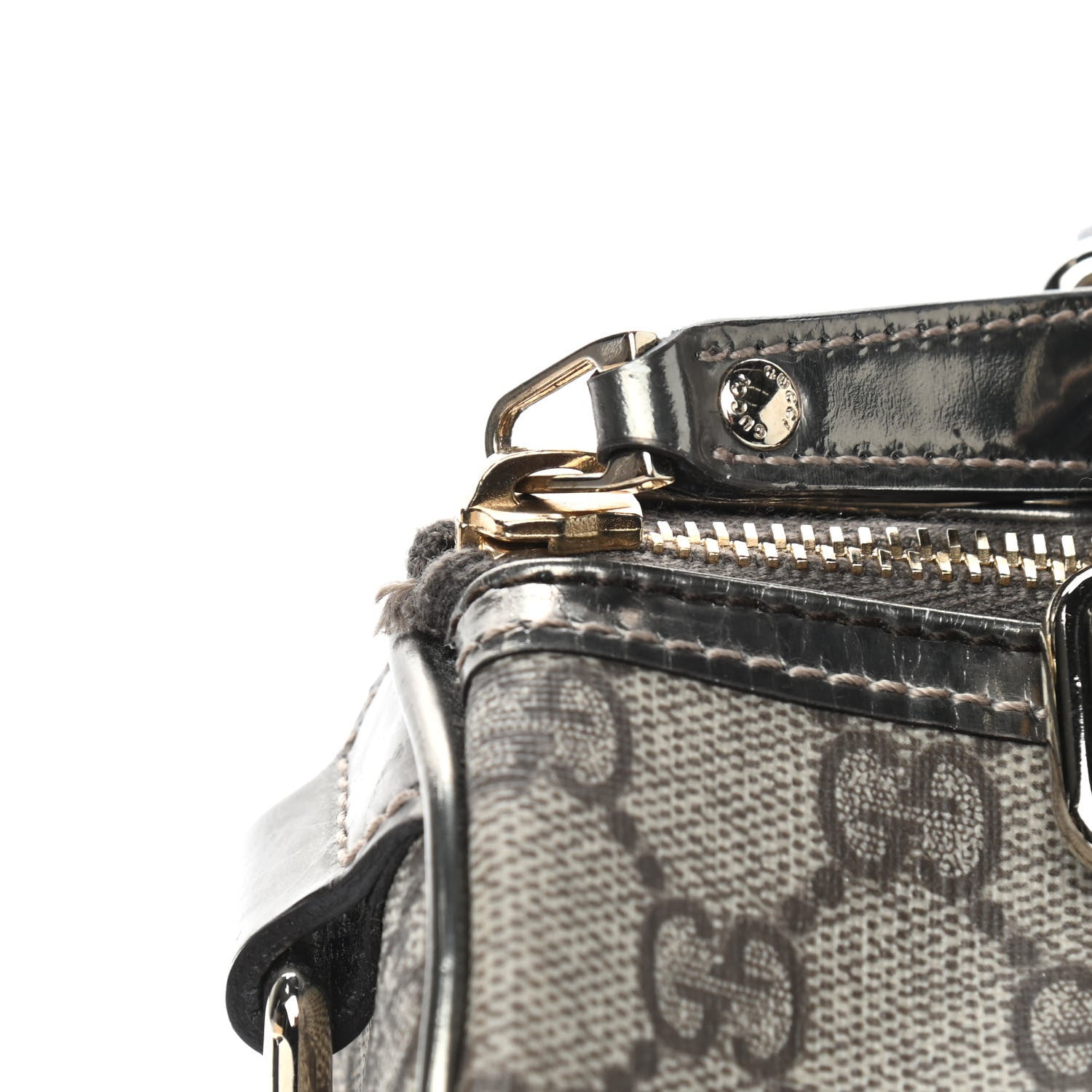 Gucci GG Plus Monogram Small Joy Boston Metallic 16 of 18