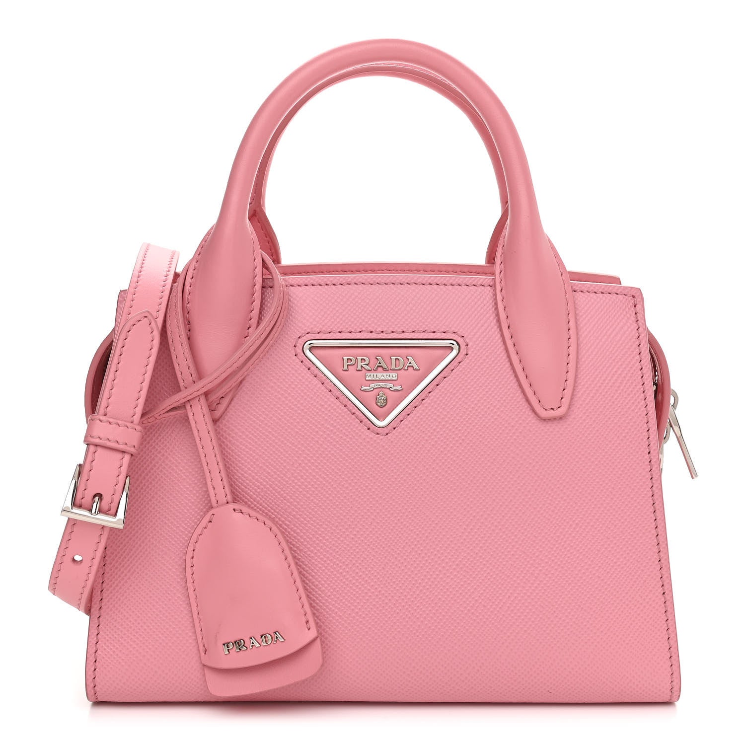 Prada Saffiano Cuir Small Kristen Petalo 1 of 12