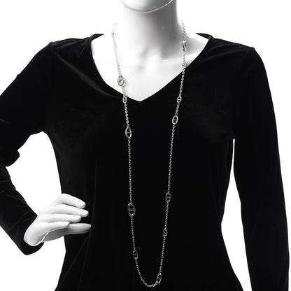 Hermes Sterling Silver Farandole Necklace 120 2 of 5