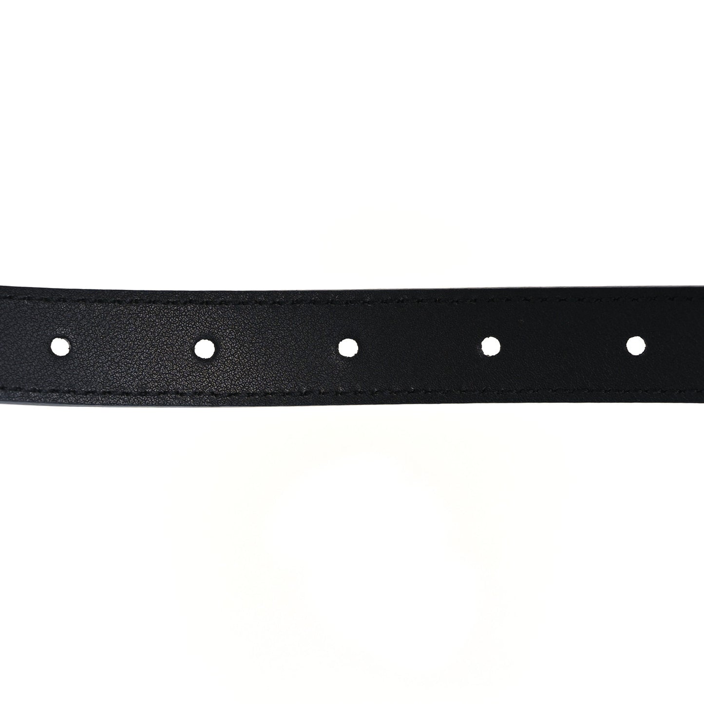 Plutone Calfskin Palladium Double G 20mm Belt 95 38 Black