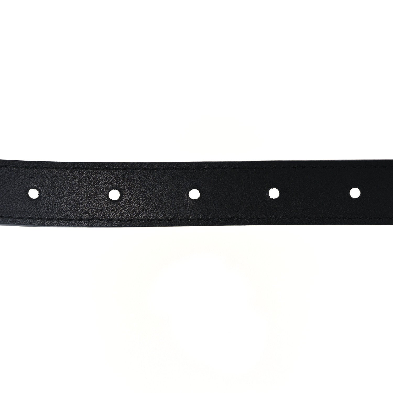 Gucci Plutone Calfskin Palladium Double G 20mm Belt 95 38 Black 4 of 6