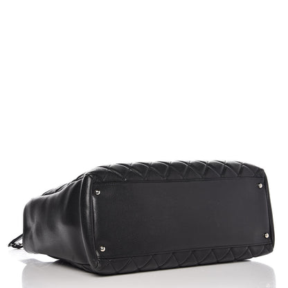 Chanel Caviar Quilted Grand Shopping Tote GST Black 4 of 14