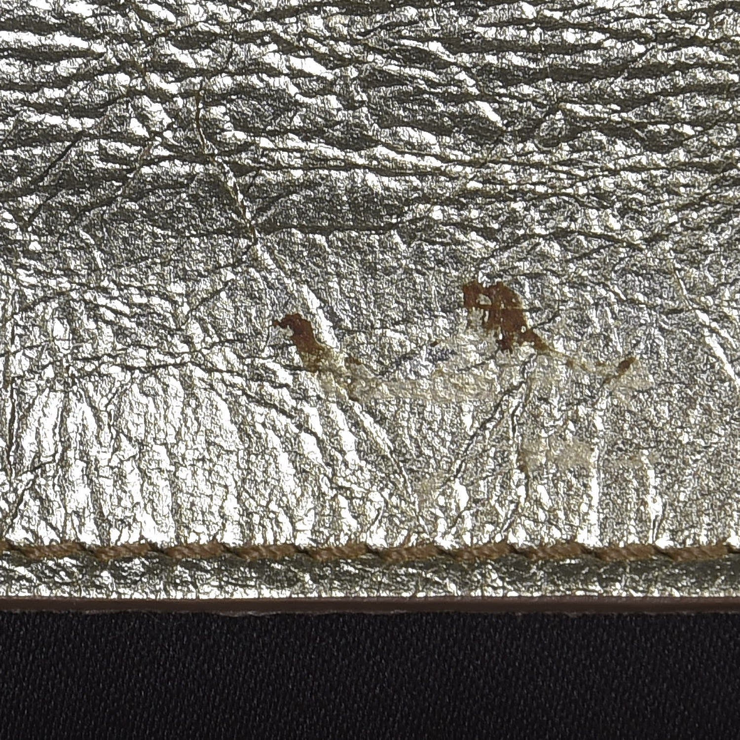 Saint Laurent Metallic Calfskin Monogram Large Belle De Jour Clutch Gold 8 of 9