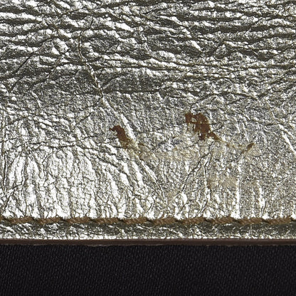 Saint Laurent Metallic Calfskin Monogram Large Belle De Jour Clutch Gold 8 of 9
