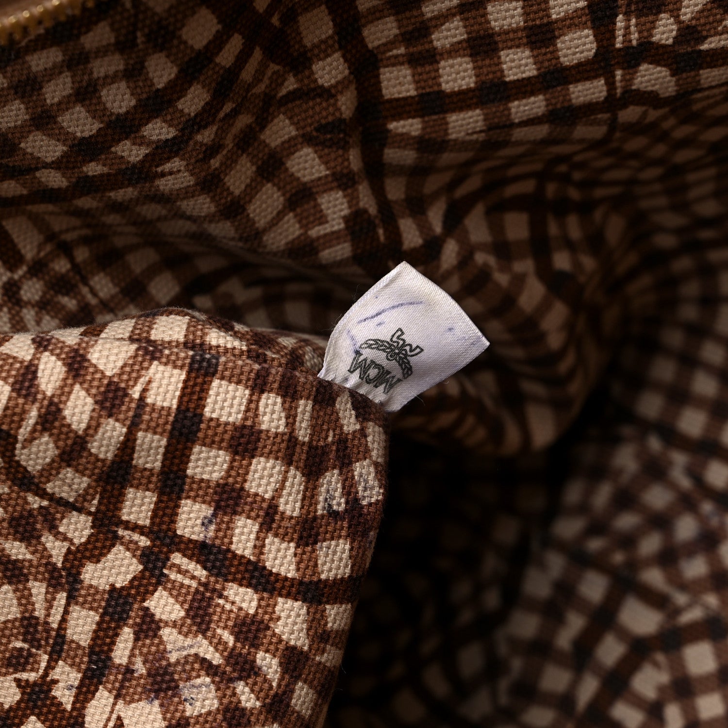 MCM Visetos Medium Liz Reversible Shopper Tote Beige 6 of 20