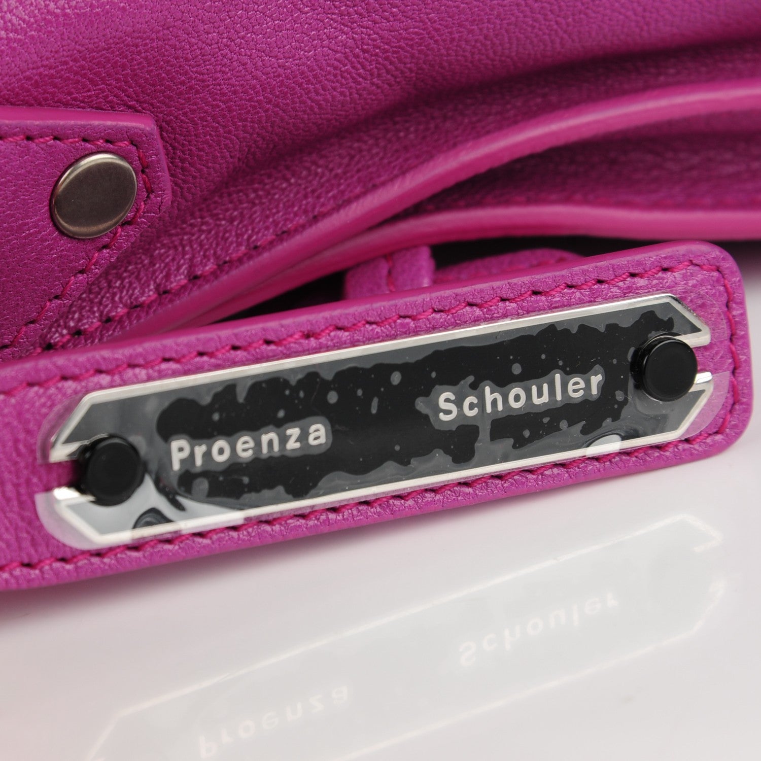 Proenza Schouler Lambskin PS1 Pouch Messenger Orchid 9 of 9