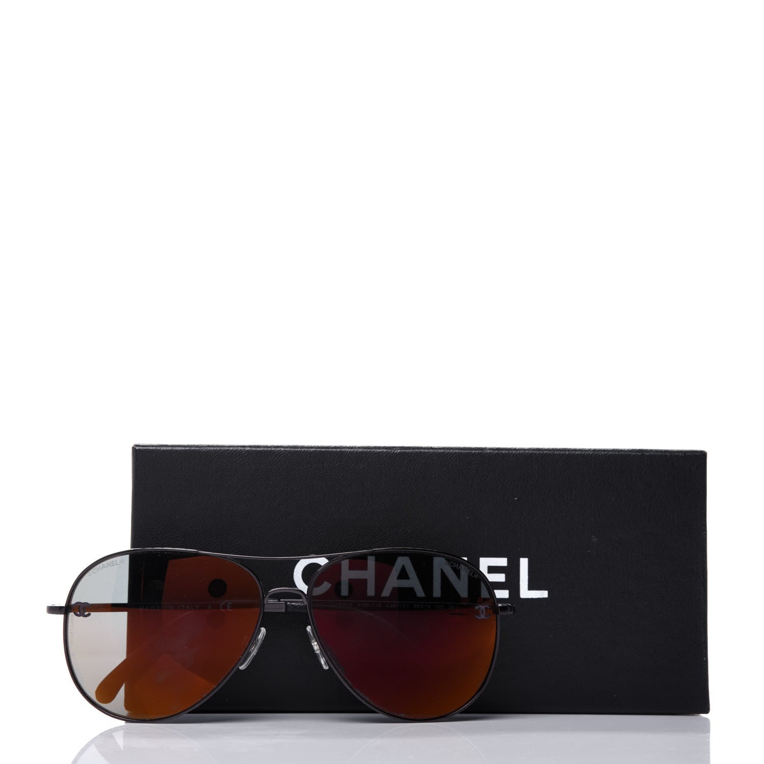Chanel Aviator CC Sunglasses 4189 T-Q Bordeaux 8 of 8