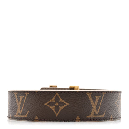 Louis Vuitton Calfskin Monogram 30mm LV Initiales Reversible Belt 90 36 Beige 2 of 4