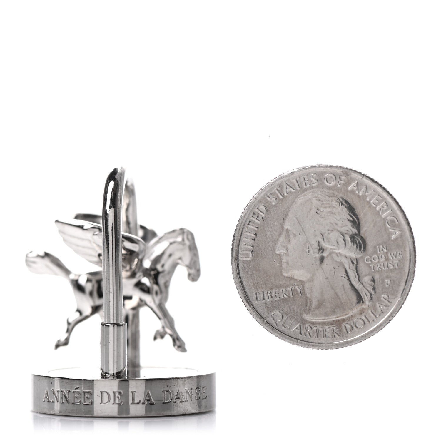Hermes Permabrass Pegasus Merry-Go-Round Cadena Lock 2 of 3