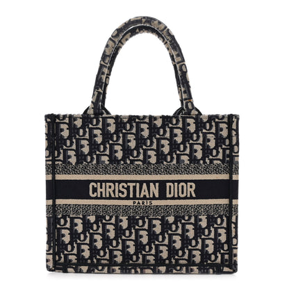 Christian Dior Oblique Small Book Tote Blue Multicolor 1 of 11