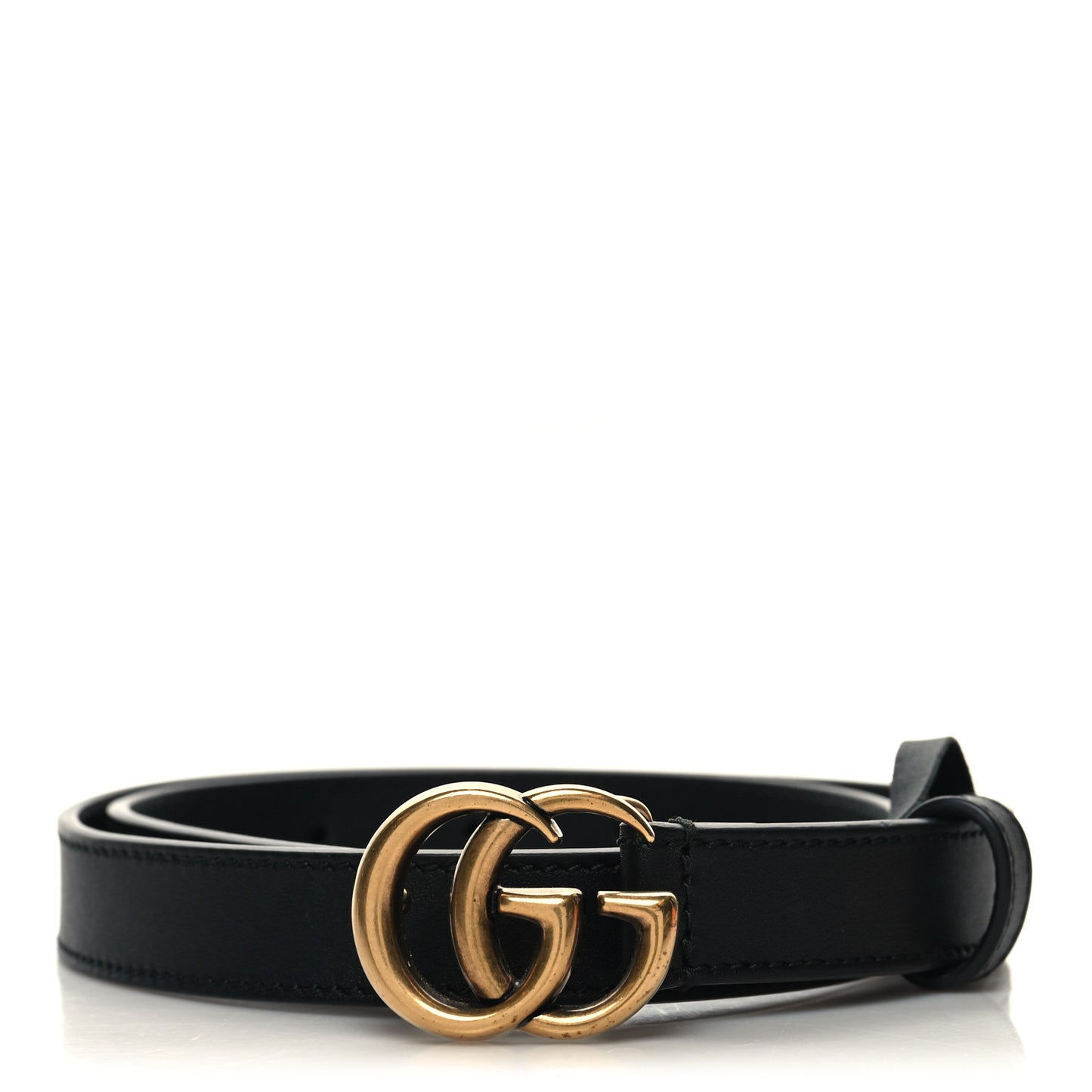 Calfskin Double G 20mm Belt 65 26 Black