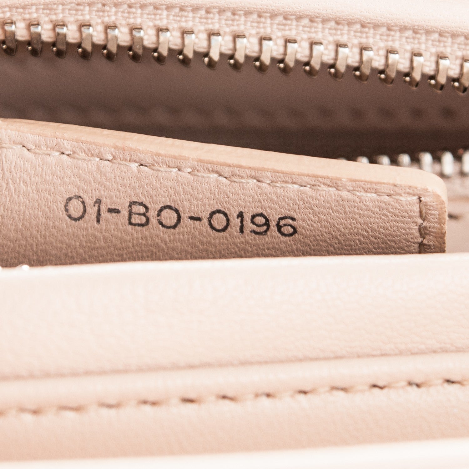 Christian Dior Lambskin Cannage Medium Lady Dior Beige 7 of 7