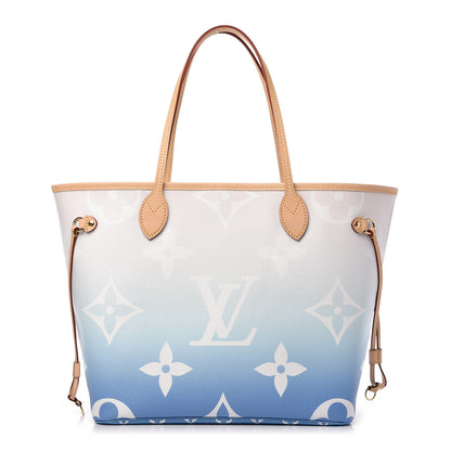 Louis Vuitton Monogram Giant By The Pool Neverfull MM Blue 1 of 10