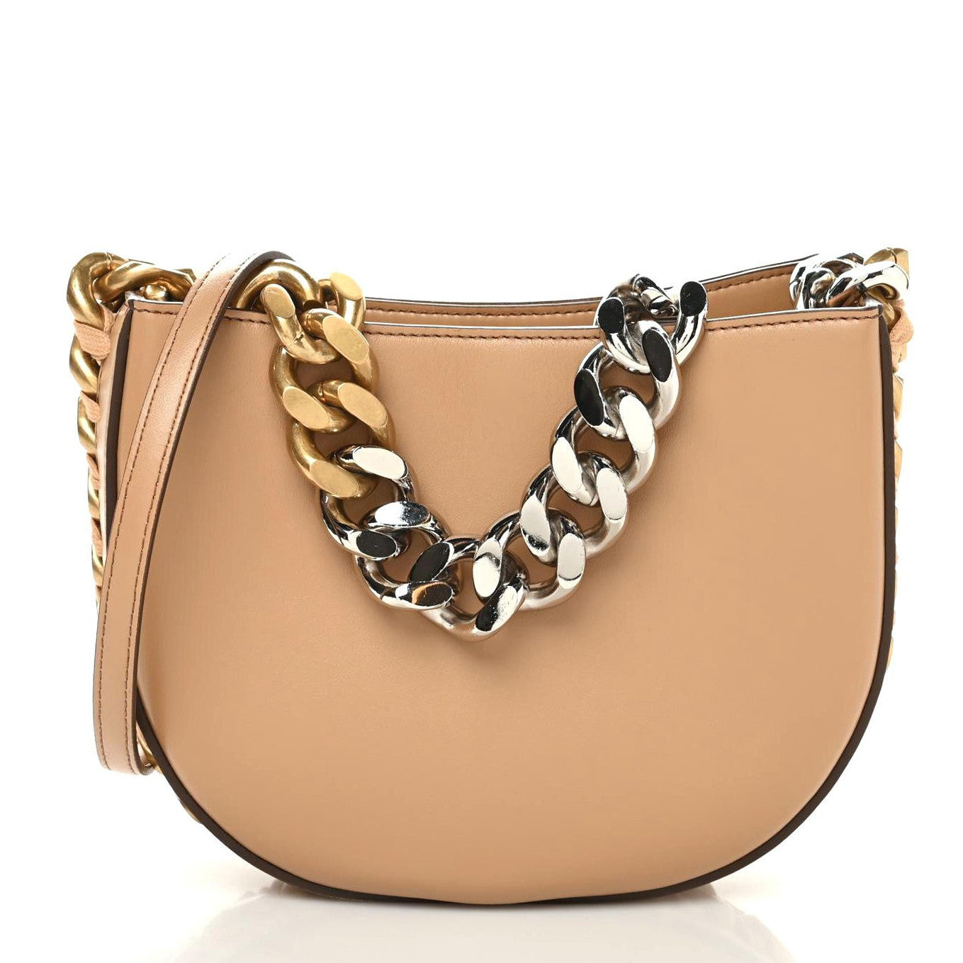 Eco Alter Nappa Medium Frayme Shoulder Bag Sand