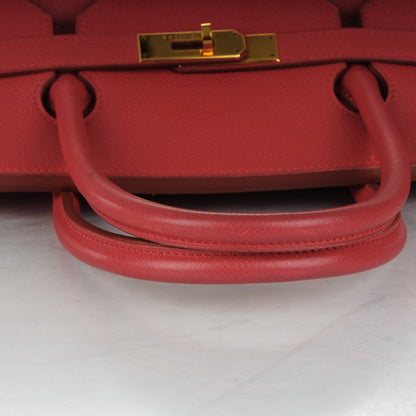 Hermes Courchevel Birkin 40 Rouge 18 of 26