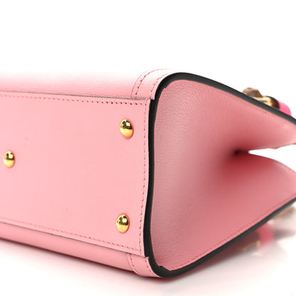Gucci Wonka Grain Calfskin Mini Diana Tote Bag Wild Rose Fuxia Fluo 9 of 13