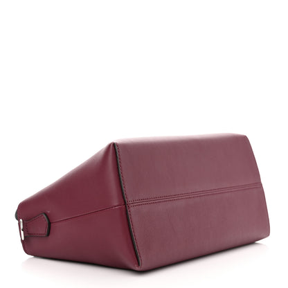 Fendi Vitello Dolce Elaphe Medium By The Way Boston Bag Black Cherry Multicolor 4 of 12
