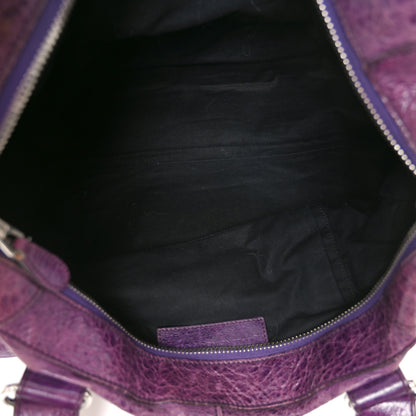 Balenciaga Agneau Giant 21 Silver Hardware Work Raisin 6 of 14