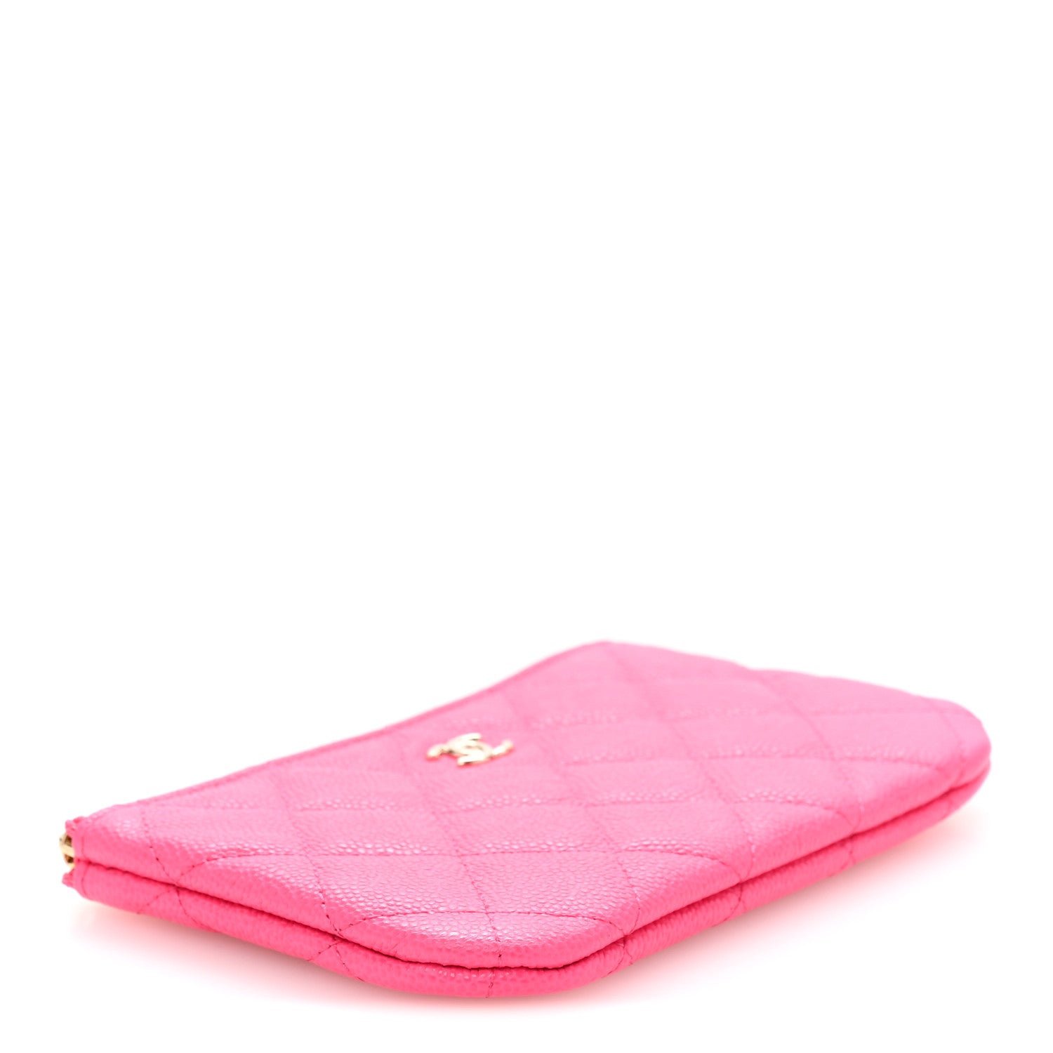 Chanel Caviar Quilted Small Cosmetic Case Pink 4 of 8