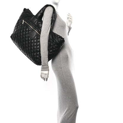 Chanel Nylon Quilted Extra Large Coco Cocoon Tote Black 2 of 10