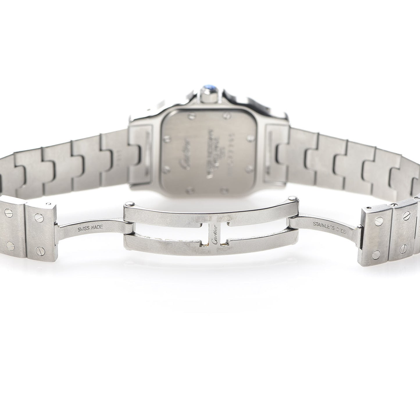 Stainless Steel 24mm Santos de Galbee Quartz Watch