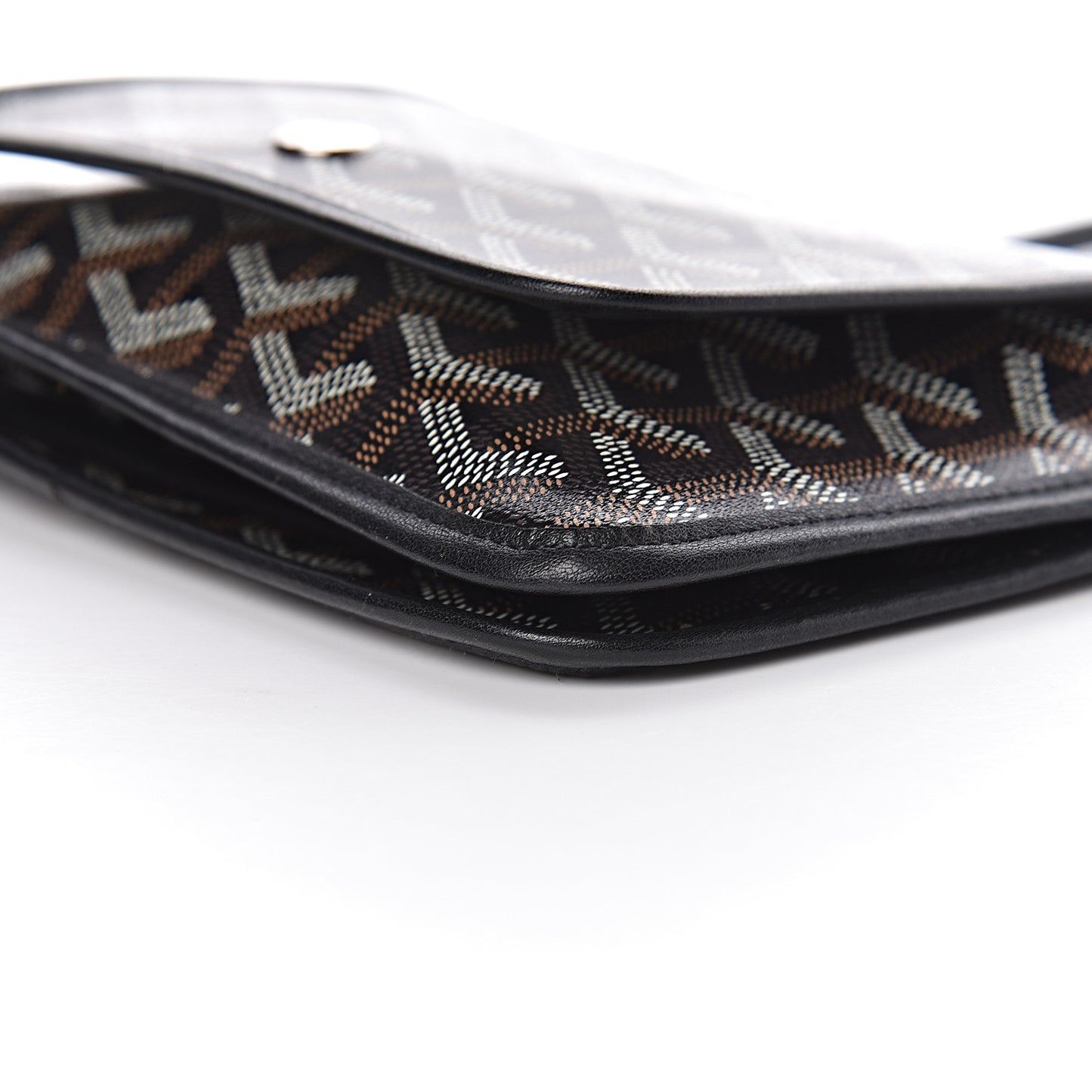 Goyardine Plumet Wallet Clutch Black