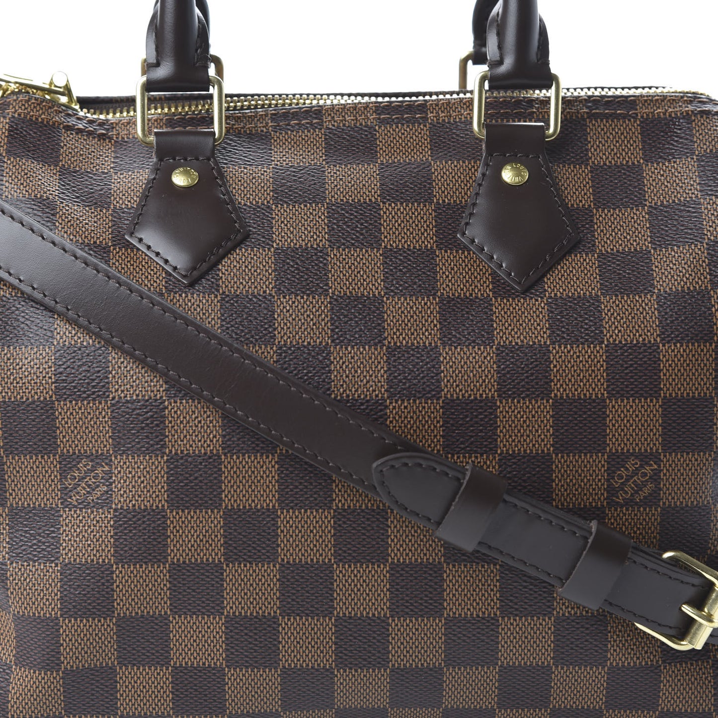 Damier Ebene Speedy Bandouliere 25