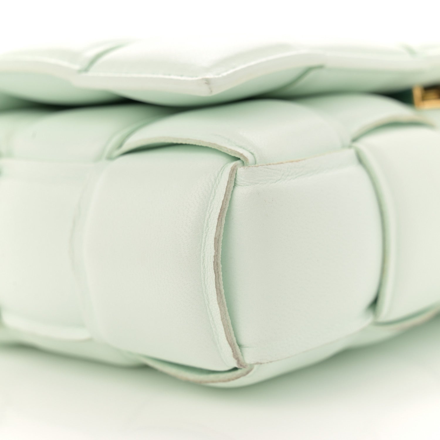 Bottega Veneta Nappa Maxi Intreccio Small Padded Cassette Crossbody Bag Glacier 9 of 13