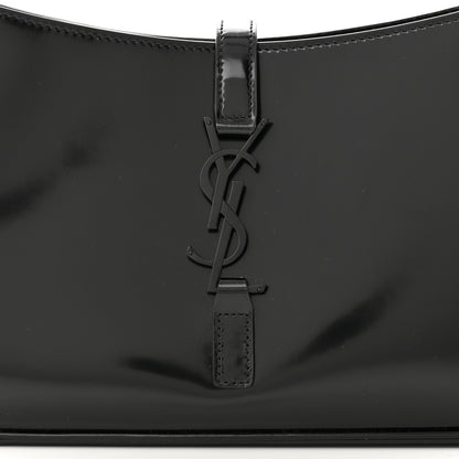 Saint Laurent Patent Le 5 A 7 Hobo Black 8 of 10