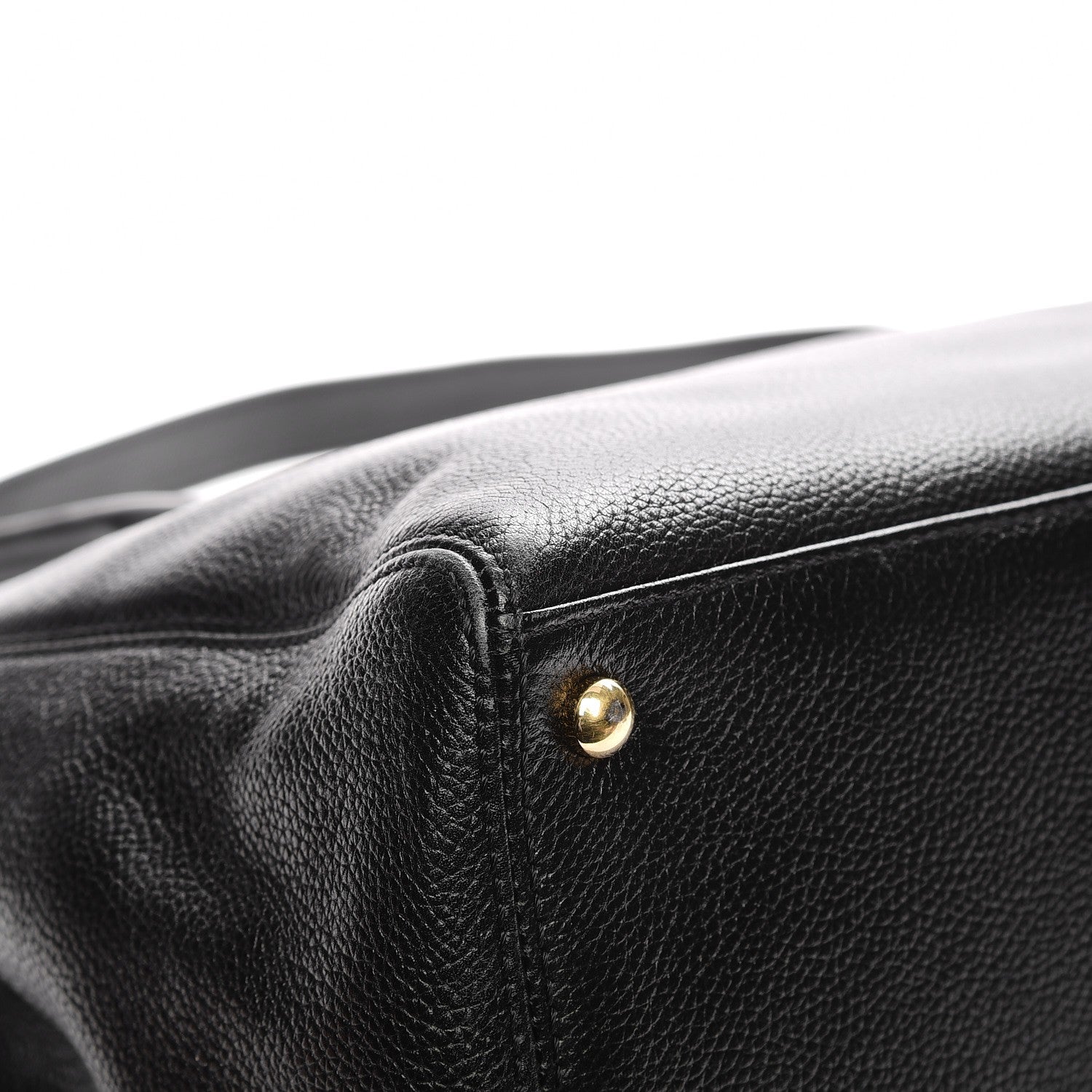 Chanel Calfskin Cerf Shopper Tote Black 11 of 13