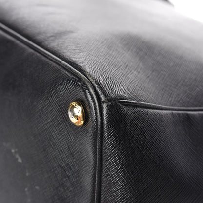 Prada Saffiano Lux Extra Large Galleria Double Zip Tote Black 15 of 16