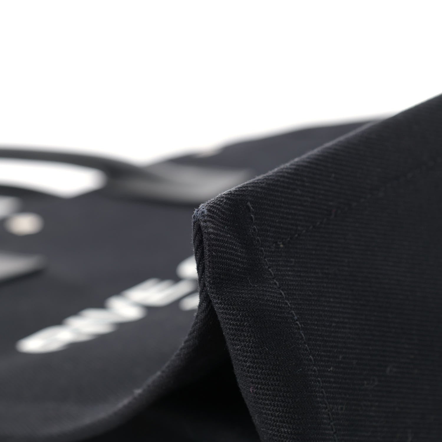 Saint Laurent Linen Calfskin Rive Gauche North South Tote Black 7 of 12