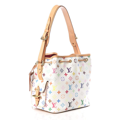 Louis Vuitton Monogram Multicolor Petit Noe White 2 of 10