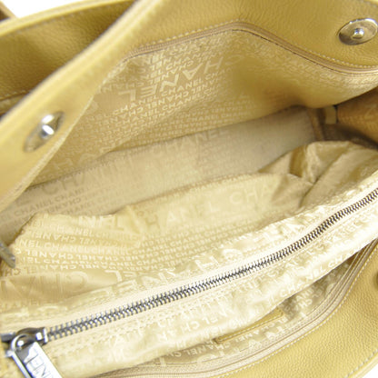 Chanel Caviar Mademoiselle Lock Cerf Shopper Tote Beige 6 of 10