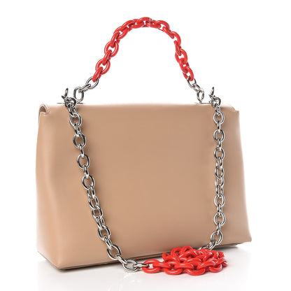 Balenciaga Calfskin Bal58 Shoulder Bag Red 3 of 18