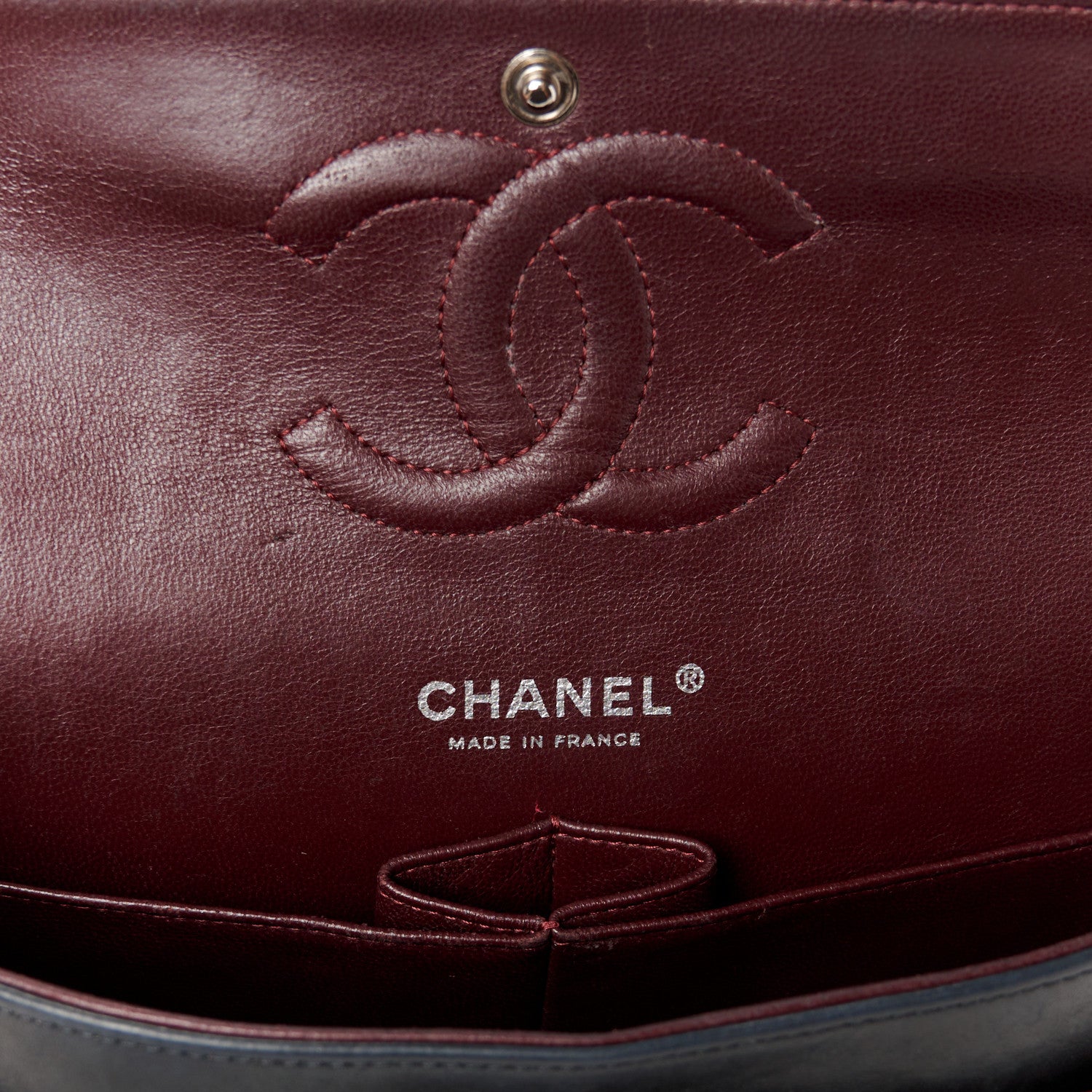 Chanel Lambskin Quilted Medium Double Flap Black 6 of 11