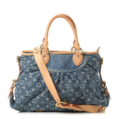 Louis Vuitton Denim Neo Cabby MM Blue 1 of 14