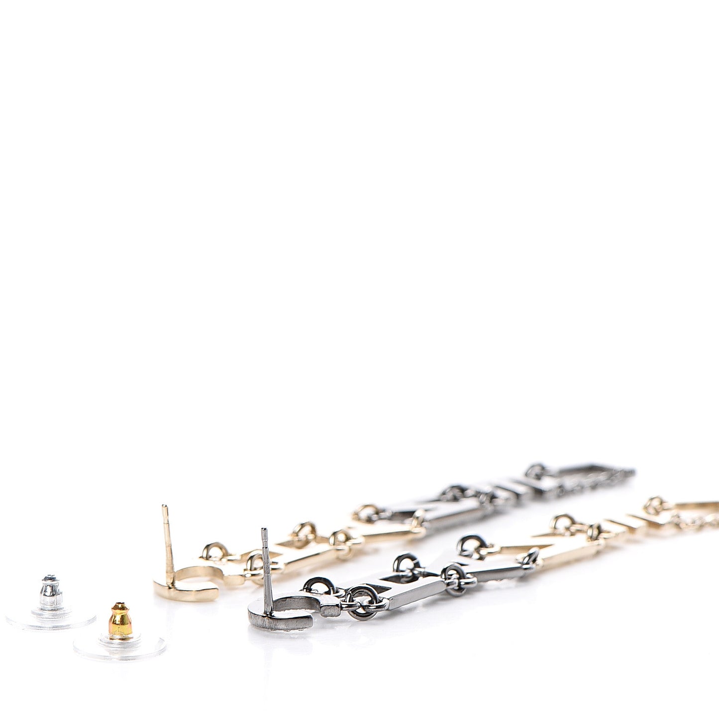 Crystal Pearl Bright Young Things Earrings Gold Ruthenium