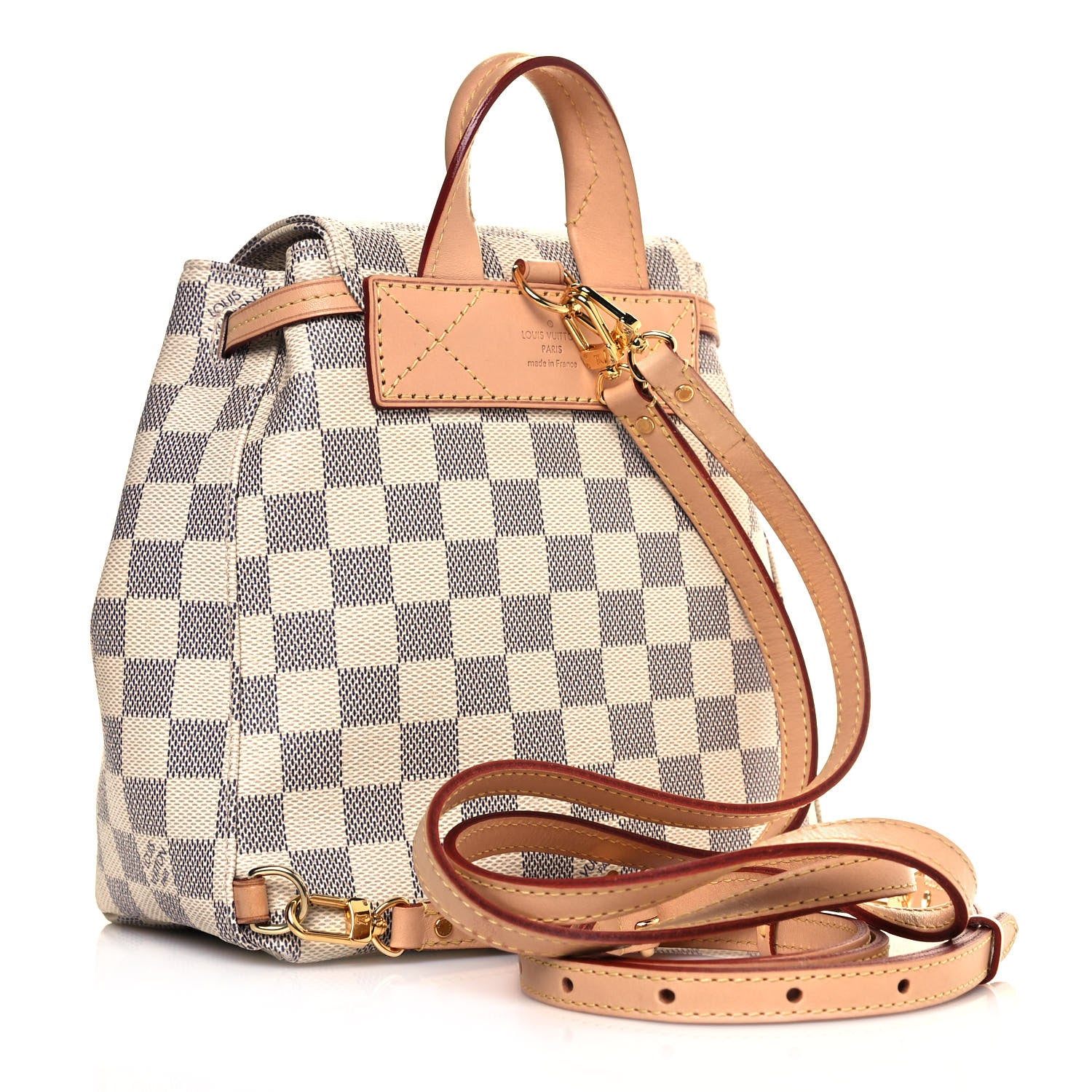 Louis Vuitton Damier Azur Sperone BB Backpack 2 of 11