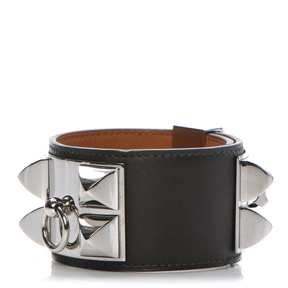 Hermes Chamonix Collier De Chien CDC Bracelet L Chocolate 1 of 7