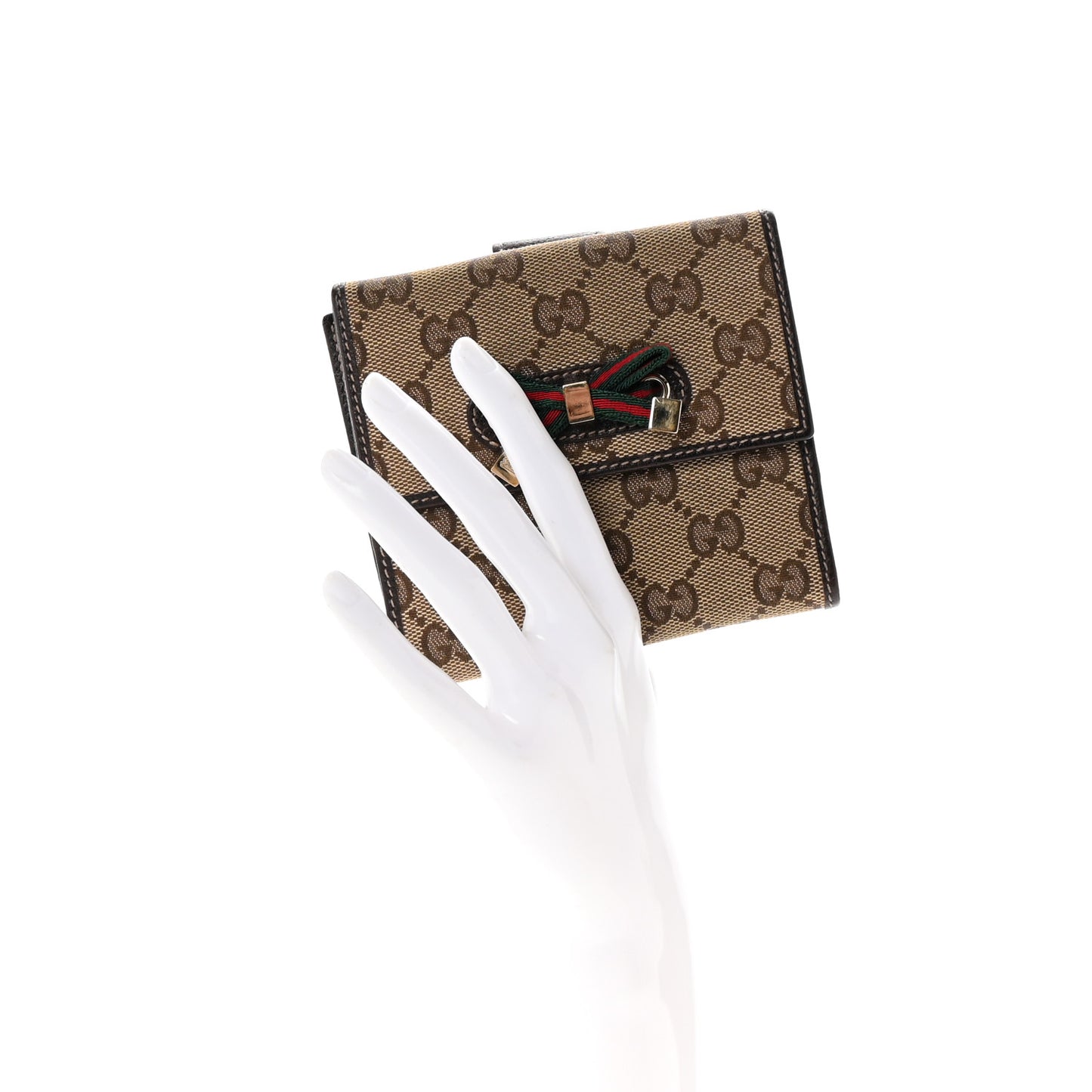 Monogram Princy Compact French Flap Wallet Brown