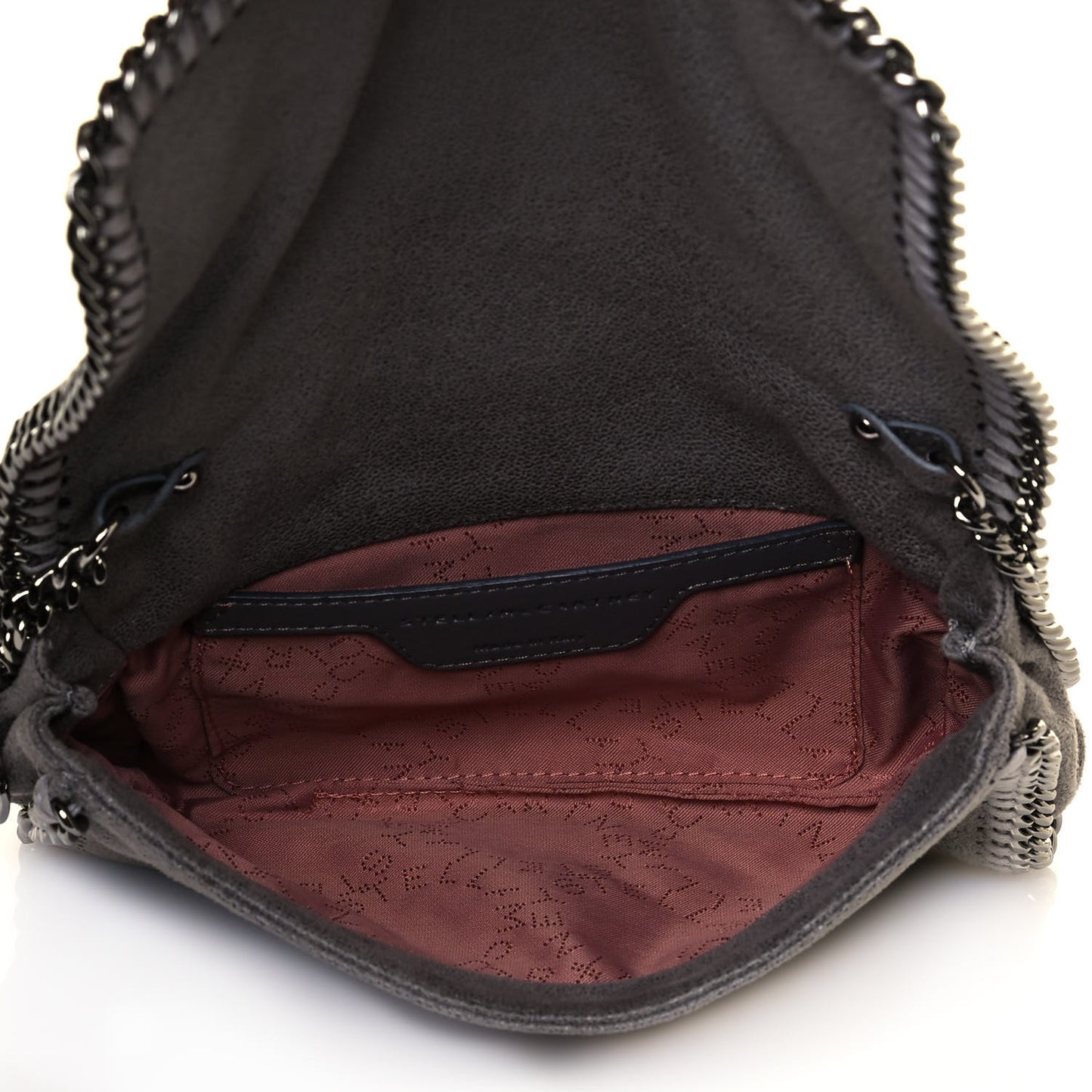 Shaggy Deer Falabella Crossbody Bag Light Grey