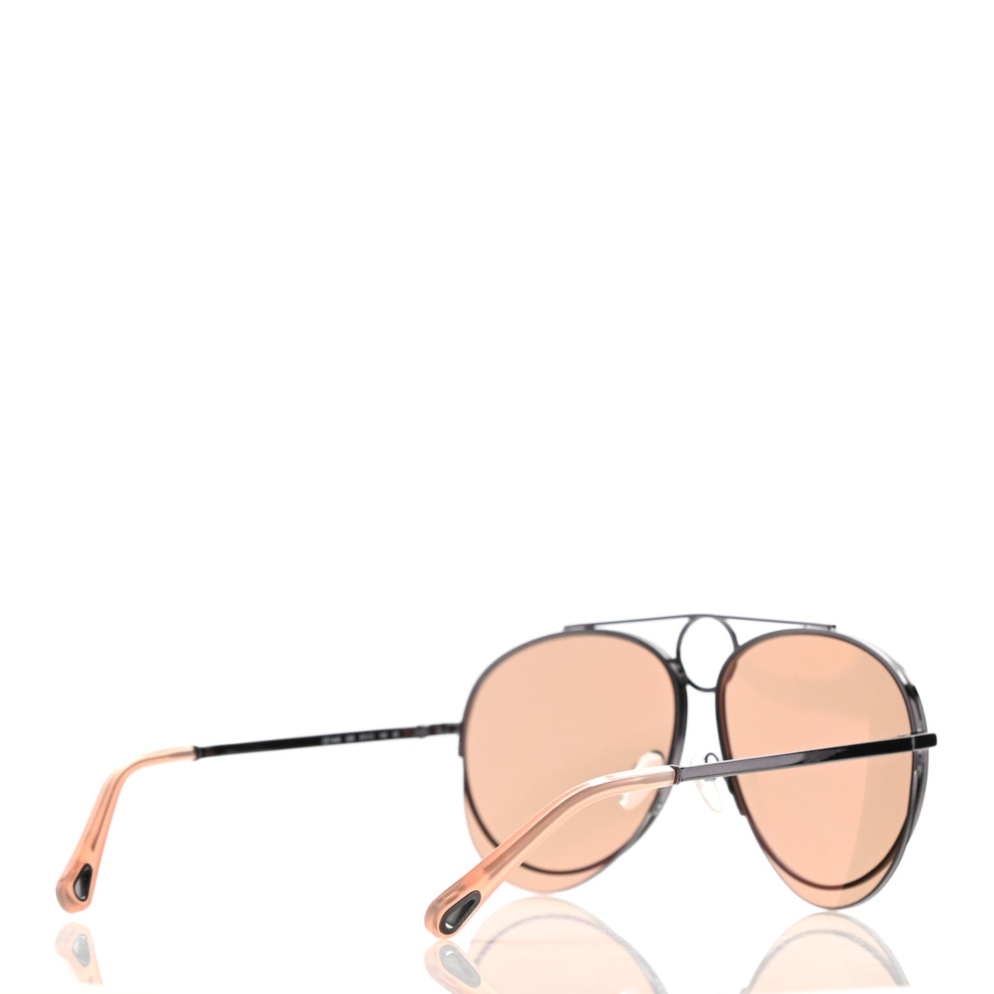 Metal Mirrored Romie Aviator Sunglasses CE144S Copper