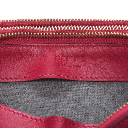 Celine Lambskin Small Trio Crossbody Bag Fuchsia 6 of 11