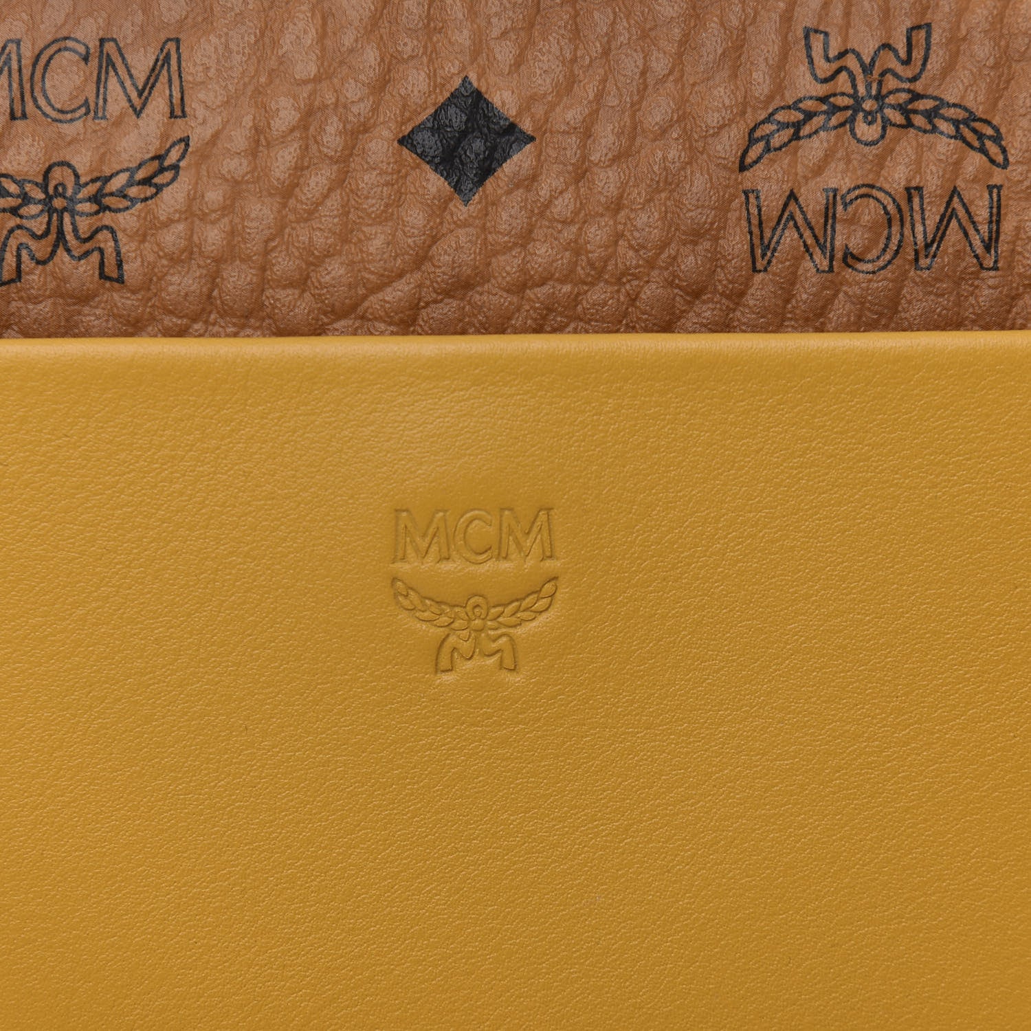 MCM Visetos Medium Klara Hobo Cognac Yellow 12 of 12