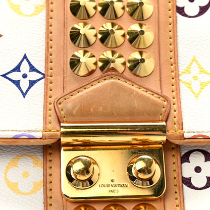 Louis Vuitton Monogram Multicolor Courtney Clutch White 7 of 9
